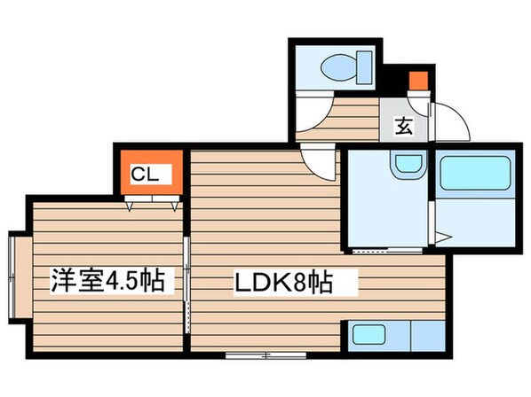 サニーパレスの物件間取画像